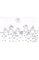 Peppa Pig kleurplaat 28